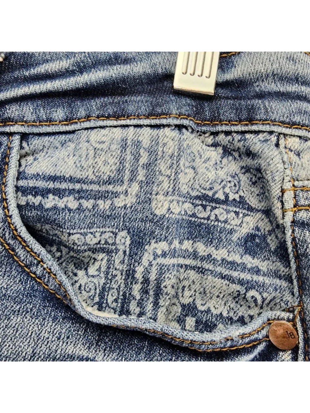 Judy Blue Shorts Womens Large Blue Stretch Denim Jean Cutoff Jorts *Read*